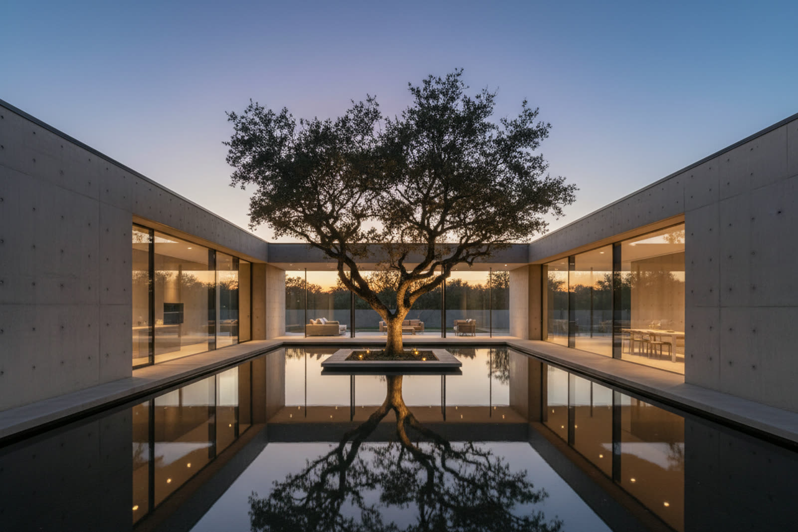 A recently filmed AERIE listing at dusk